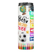 Niedlich Bester Lehrer je Thermosbecher (Rückseite)