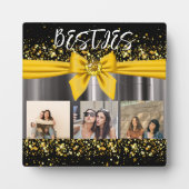 Niedlich Besties Best Friends Foto Collage BESTE F Fotoplatte (Vorderseite)