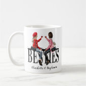 Niedlich Besties Beste Freunde Kaffeetasse (Links)
