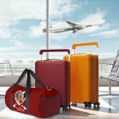 Niedlich Besties Herzstück Foto, BESTE FREUNDIN, F Duffle Bag