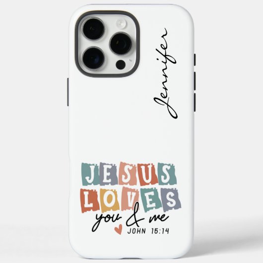 Niedlich Bibelverse John 15:14 iPhone Case-Mate iPhone Hülle (Rückseite)