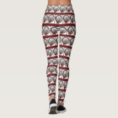 Niedlich Bichon Christmas Leggings (Rückseite)