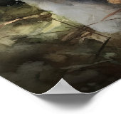 Niedlich Bichon Frise Dog Art Print Poster (Ecke)