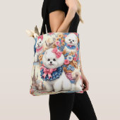 Niedlich Bichon Frisé Seamless Tasche (Von Nahem)