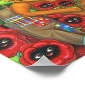 Niedlich Big Eye Girl Doll & Friends Poster (Ecke)