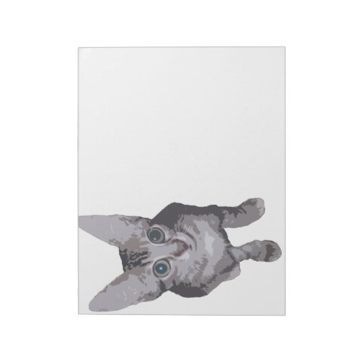 Niedlich Big Eyes Kitty Notizblock (Rotiert)