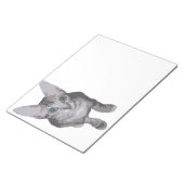 Niedlich Big Eyes Kitty Notizblock (angewinkelt)