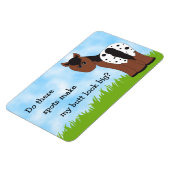 Niedlich Big Hintern Appetit Blanket Appaloosa Pfe Magnet (Linke Seite)