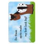Niedlich Big Hintern Appetit Blanket Appaloosa Pfe Magnet (Vertikal)