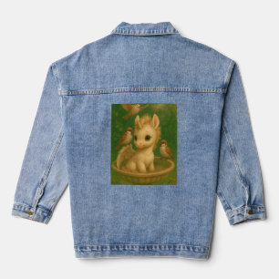 Niedlich, Big mit Augen, Baby Unisus, Pegasus unic Jeansjacke