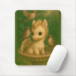 Niedlich, Big mit Augen, Baby Unisus, Pegasus unic Mousepad