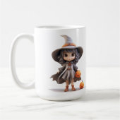 Niedlich Big Mit Augen Halloween Hexe | Trick oder Kaffeetasse (Links)