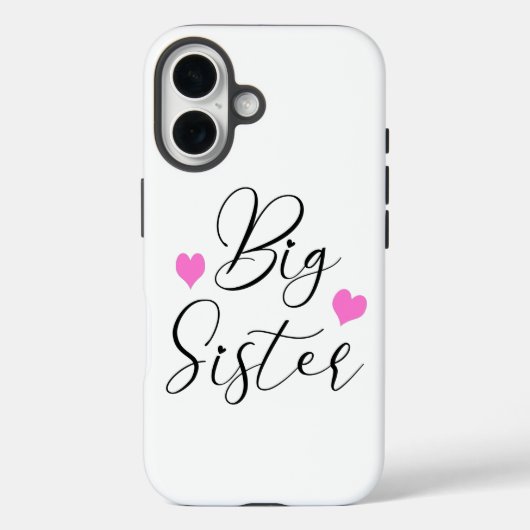 Niedlich Big Sister Case-Mate iPhone Hülle (Rückseite)