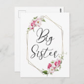Niedlich Big Sister Postkarte (Vorne/Hinten)