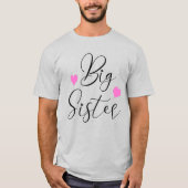 Niedlich Big Sister T-Shirt (Vorderseite)