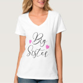 Niedlich Big Sister T-Shirt (Vorderseite)