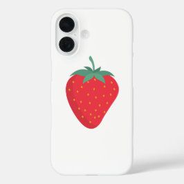 Niedlich Big Strawberry iPhone 16 Fall iPhone 16 Hülle