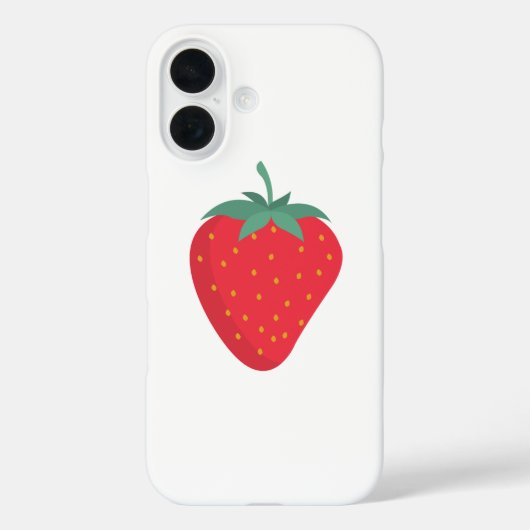 Niedlich Big Strawberry iPhone 16 Fall Case-Mate iPhone Hülle (Rückseite)