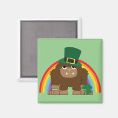 Niedlich Bigfoot Leprechaun Magnet (Vorderseite/Rückseite)