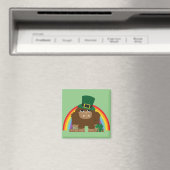 Niedlich Bigfoot Leprechaun Magnet (In Situ (Geschirrspüler))