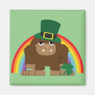Niedlich Bigfoot Leprechaun Magnet