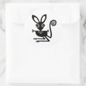 Niedlich BILBY - Australien - gefährdetes Tier Runder Aufkleber (Tasche)