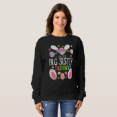 Niedlich bin ich die große Schwester Bunny Matchin Sweatshirt (Vorne ganz)