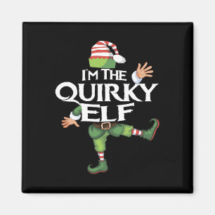 Niedlich bin ich die Quirky-Elf-Familie, die Weihn Magnet