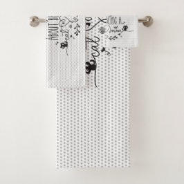 Niedlich bin ich ein hübsch guter Freund, wenn ich Badhandtuch Set