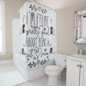 Niedlich bin ich ein hübsch guter Freund, wenn ich Duschvorhang (Beispiel)