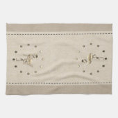 Niedlich Bio Linen Look Flamingo Geschirrtuch (Horizontal)