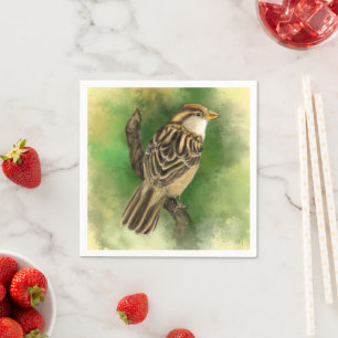 Niedlich Bird Napkins Serviette