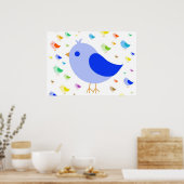 Niedlich Bird Poster (Küche)