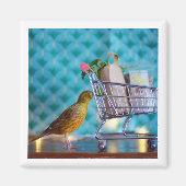 Niedlich Bird Shopping Magnet (Vorne)