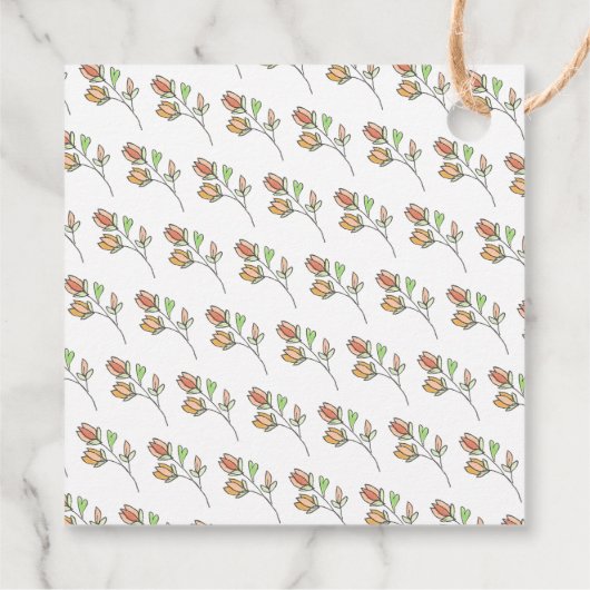 Niedlich Bird Vielen Dank Geschenkanhänger (Rückseite)