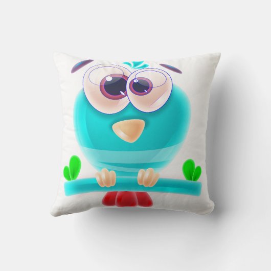 Niedlich Birdie Chill Pillow Kissen (Rückseite)