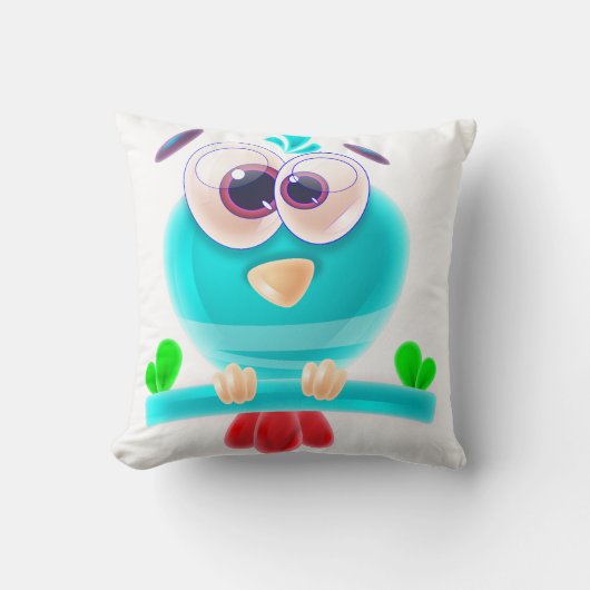 Niedlich Birdie Chill Pillow Kissen (Vorderseite)