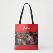 Niedlich Birman Cat Weihnachten Personalisiert Tasche (Vorderseite)