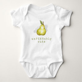 Niedlich Birne Frucht Pun Baby Bodysuit Baby Strampler