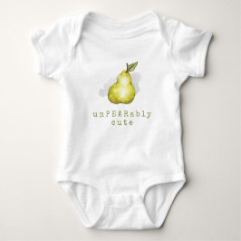 Niedlich Birne Frucht Pun Baby Bodysuit Baby Strampler