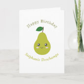 Niedlich Birthday Card Dankeskarte (Vorderseite)