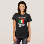 Niedlich, bis mein Italienisch aus dem Funny Italy T-Shirt (Vorne ganz)