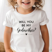 Niedlich bist du mein Godmmuttvorschlag Baby T-shirt