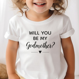 Niedlich bist du mein Godmmuttvorschlag Baby T-shirt