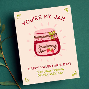 Niedlich bist du mein Jam-Foto, Valentinstag Mitteilungskarte
