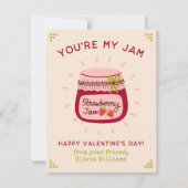 Niedlich bist du mein Jam-Foto, Valentinstag Mitteilungskarte (Vorderseite)