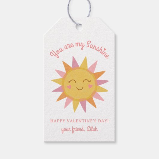 Niedlich bist du mein Sunshine Kids-Klassenzimmer Geschenkanhänger (Vorderseite)