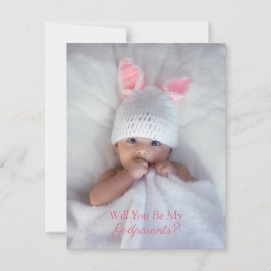 Niedlich bist du meine Fotokarte für Eltern Einladung (Vorderseite)