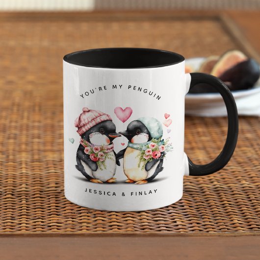 Niedlich bist du meine Penguin Personalisierten Pa Tasse