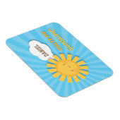 Niedlich bist du meine Sonnenschein-Wertschätzung Magnet (Rechte Seite)